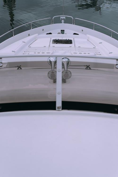 teak yacht deck showing restored wood grain and clean surface