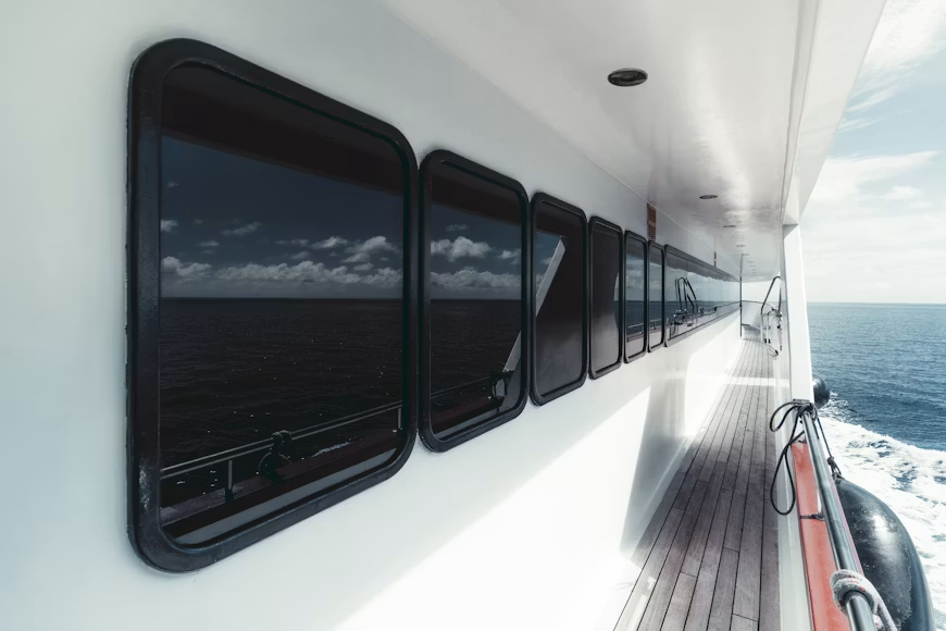 Yacht metal cleaning
