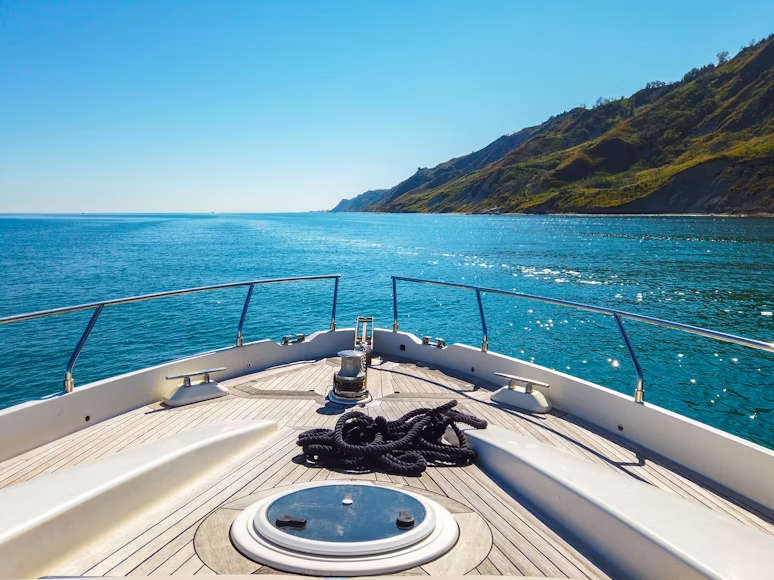 Yacht upholstery cleaning